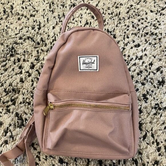 Herschel Mini Back Pack New without Tags Dusky Pink - Picture 1 of 13